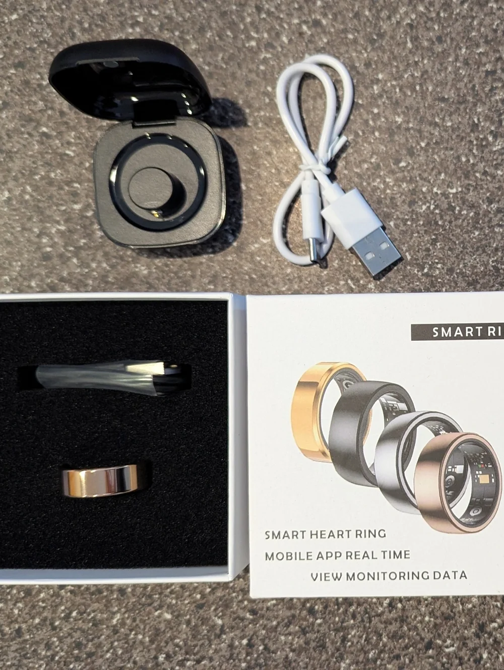 HALO Smart Ring + Charging Case